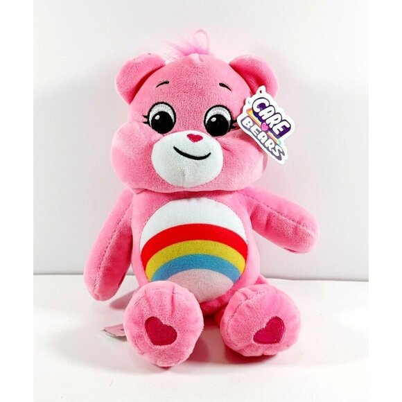 CARE BEARS Cheer Bear 13" Rainbow  Plush Stuffed Bear NEW - Picture 1 of 6